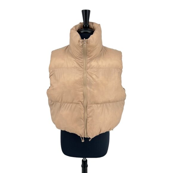 NWT Automet Cropped Lightweight Puffer Vest | Extra Large - Picture 1 of 6